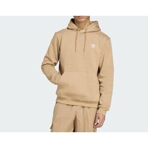 adidas Originals Men's Adicolor Essentials Trefoil Hoodie Size Medium Cardboard